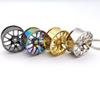 Chaveiro de metal com roda modificada para carro, presente criativo, turboalimentado, publicidade, cintura, pendurado, chaveiro, corrente, pingente de elo