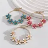 Pulseira Ajustável Flor Tridimensional Estilo Novo Transfronteiriça Europeia e Americana, Pulseira de Design Nicho, Joia de Luxo Leve de Alta Qualidade
