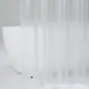 Cortina de Ducha Peva Personalizada por el Fabricante, Cortina de Baño de Plástico Blanco Mate Transparente, Cortina de Ducha Transparente Impermeable Amazon 1