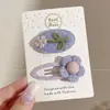 Presilhas de cabelo coloridas com um toque de luxo, presilhas de cabelo em formato de laço, presilhas de franja para meninas coreanas, presilhas laterais para cabelos soltos, presilhas de flor