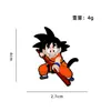 Insígnia de Anime Dragon Ball Toriyama Ming Mangá Broche do Goku Vegeta Decorações de Mochila de Desenho Animado Roshi Fada