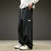 Pantalones rectos para hombre 2026 primavera, otoño, invierno nuevo estilo sueltos deportivos casuales estilo americano workwear de pierna ancha largos para hombre