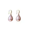 Pendientes Elegantes con Colgante de Perla en Forma de Gota de Agua Estilo Francés para Mujer, Ganchos para Orejas Sencillos y de Alta Gama, Accesorios para Orejas de Personalidad Versátil de Moda