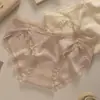 Tanga de Encaje Sin Costuras con Abertura Alta para Mujer 10A Entrepierna Antibacteriana Puro Deseo Sexy Ceñido al Cuerpo Nuevo Estilo Ropa Interior para Adolescente Mujer