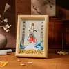 Estátua de Mazu, Mãe Celestial, Tianhou, Mazu de Meizhou, Porta-Retrato Cultural e Criativo, Sala de Estar de Fujian, Ornamentos de Instalação Baiping