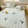 Sábana de Algodón Crudo Grueso Rosa Claro Clase A Pieza Única Algodón Puro 100% Algodón Modelo Nuevo 2026 Sábana para Dormitorio de Estudiante