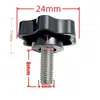 Acero 304 Flor de Ciruelo Tornillo de Mano Cabeza de Pegamento Manija Tornillo Hexagonal Estrella Plástico Perilla de Ajuste Manija M4-M12