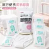 Ropa interior desechable para mujer, empaquetada individualmente, portátil, para uso diario, sin lavado, calzones tipo triángulo engrosados para viajes de negocios y de placer