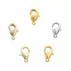 Fecho Lagosta Banhado a Ouro 14K18K DIY Cabeça de Fivela para Colar Pulseira Acessórios Fivela de Conexão Fivela de Mola Atacado Joias