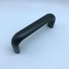 Manija de aleación de zinc negro LS516-114, manija metálica en forma de U, manija para puerta de gabinete