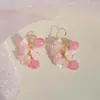 "Sweetheart Bop Bop" Brincos de Flor Rosa de Verão para Mulheres 2026 Novo Estilo Brincos de Alta Qualidade com um Visual Doce e Elegante