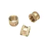 Directo de fábrica RoHS moldeo por inyección incrustado flor de cobre incrustada tuerca de cobre para audio silla de masaje perno de cobre