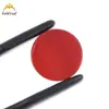 Piedra Suelta de Ágata Roja y Negra Redonda de Fondo Plano, Piedra de Ágata de Superficie Lisa, Accesorios para Incrustaciones de Joyería, Suministro Directo desde la Fábrica de Origen