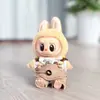 Solo ropa] la primera y segunda generación Labubu muñeco tela tela colgante correa falda sentada fiesta ángel lazo adorable