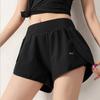 Pantalones de Yoga de Verano Casuales Fitness de Secado Rápido Talla Grande para Correr Ropa Exterior Bolsillo Sueltos Cintura Alta Shorts Deportivos para Mujer