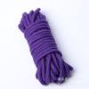 Atacado de fábrica todos os tipos de suprimentos de moda Brinquedos sexuais SM amarrados com corda de algodão pó vermelho preto roxo 8MM à vista