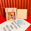 Oro Puro 999 Princesa, Que Seas Próspera, Llavero de Galleta Feliz Cumpleaños, Placa de Oro Personalizable al por Mayor