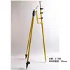 Suporte de Bastão para Levantamento com Estação Total Gps/Rtk 2,3m 5m Bastão de Prisma para Levantamento Bastão de Fibra de Carbono Suporte de Dois Pés Tripé