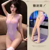 Lencería Coqueta, Lencería Sexy Estilo Japonés, Traje de Baño Sexy con Abertura en la Entrepierna, Body Estilo Puro Deseo Sin Quitar