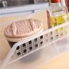 Estilo japonês geladeira plástico cesta de armazenamento alimentos e bebidas gaveta caixa de armazenamento cozinha sundries caixa de acabamento cesta de armazenamento