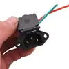 Puerto de Carga para Patinete Eléctrico con Cubierta, Cable de Conexión a Batería para Vehículo de Tres Ruedas, Enchufe de Socket Tipo T Universal