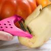 En stock, herramienta portátil de doble propósito para pelar melones, de acero inoxidable, de doble cabezal, rallador de melones y frutas, pelador de cocina.