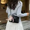 Bolso con Patrón de Piedra para Mujer 2026 Modelo Nuevo Nicho Lujo Ligero Gama Alta Súper Popular para el Trabajo y el Trayecto Hombro Cruzado Pequeño Cuadrado