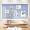 Pegatinas de Pared de Fieltro Autoadhesivas Sin Taladro, Tablero de Fondo Creativo para Pared de Fotos, Combinación de Tablero de Mensajes, Marco de Fotos, Bolsa de Fieltro de Gran Capacidad