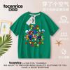 Super Mary Mario Luigi Juego Circundante Camiseta de Algodón Estampada para Niños y Niñas de Manga Corta para Hombre y Mujer que Combina con Todo