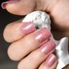 24 piezas de papel en caja Amazon especial transfronterizo brillo lentejuelas uñas postizas pequeñas redondas cuadradas para usar en las uñas