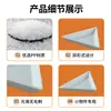 Bandeja Triangular de Plástico, Armazenamento de Mesa Destacável, Caixa de Armazenamento de Acessórios Domésticos e de Estilo de Vida, Bandeja de Pintura Transparente para Venda por Atacado