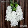 Flores Falsas de Glicina Flores Violetas de Techo Enredaderas de Flores Decoración de Boda Interior Enredaderas Tiras de Flores de Plástico Plantas Enredaderas