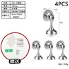 Tapón de Puerta Sin Taladro en Stock, Modelo Nuevo para Dormitorio y Baño, Montaje en Pared, Anticolisión, Silencioso, Acero Inoxidable, Magnético Fuerte, Mayoreo