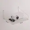 Soporte para Proyector de Casa Sin Taladro Estante de Almacenamiento para Montar en la Pared junto a la Cama Estante de Almacenamiento para la Pared de la Sala Estante Colgante Bandeja Colgador
