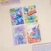 Cuaderno de Hojas Sueltas de Panda Lindo Creativo Dibujo Animado Alto Valor A5 con Rayas Diario Estudiante Cuaderno Espiral Papelería