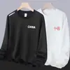 Envio RápidoCamiseta Pulôver Masculina Outono e Inverno Solta Grossa Gola Redonda Manga Longa, Tamanho Grande, Versátil