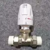 Válvula de controle de temperatura de três vias atacado PP-R válvula de controle de temperatura constante automática para radiador válvula de controle de temperatura constante inteligente para piso radiante