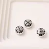 Estilo Chinês DIY Colar Artesanal Pulseira Brincos Trevo de Quatro Folhas Pintura Óleo Liga de Zinco Pingente Fio Joias Acessórios de Material Cobre