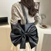 Moderna de Nuevo Estilo Dulce Diseño de Moño Simple 2025 Versión Coreana para Mujer Bolso de Hombro Debajo del Brazo de Gran Capacidad Elegante
