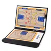 Tablero Táctico Baloncesto Color Plegable Piel Diseño Táctico Competición Tira Magnética Bolígrafo Tablero de Enseñanza Tablero de Entrenador
