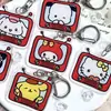 Llavero de TV Sanrio Llavero Acrílico Periférico de Anime Cuenta Mayorista Joyería Creativa Regalos