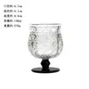 Copa de Vidrio Tulipán Baja-Alta Estilo Retro con Cintura de Perlas, Copa de Cóctel, Taza de Té de Frutas, Copa de Vino Tinto Vintage, Vaso de Agua