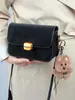 Marca Coreana de Nicho 2026 Nueva Bolso Cruzado para Mujer con Acabado de Alta Gama, Bolso Pequeño Cuadrado de Lujo Ligero para Viajar, Bolso Vintage para Mujer