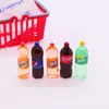 Simulación Tridimensional Accesorios para Botellas de Bebida Miniatura Comida Mini Juguete Hecho a Mano Adornos DIY Tienda de Conveniencia Supermercado Juego