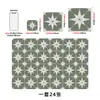 Adesivos de Azulejo Geométrico Retrô Estilo Europeu em PVC Autoadesivo, Adesivos de Parede à Prova d'Água e Óleo para Cozinha e Banheiro, Atacado Transfronteiriço