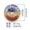 Cristal Natural Amatista Jade Piedra Colorida Gema Natural Empalme Artesanía Colgante Adornos Suministro Transfronterizo
