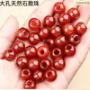 Amatista natural, ágata, turquesa, cuentas de agujero grande, cuentas sueltas, accesorios para joyería DIY, pulseras de cuentas, collares y artículos tejidos