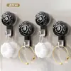 Gancho de ventosa, no requiere taladro, fuerte capacidad de carga, sin dejar rastro, autoadhesivo de vacío, giratorio, para cocina, baño, inodoro, detrás de la puerta, vidrio