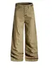 Nuevos jeans de otoño americanos de calle, corte limpio, pierna recta, ligeramente acampanados, con un toque de alta gama, versátiles y que estilizan