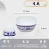 Tazones Pequeños Cuadrados de Melamina de 5 Pulgadas, Tazones Cuadrados Comerciales, Tazones Específicos para Arroz de Restaurante, Tazones para Sopa, Tazones de Condimentos para Restaurantes de Hot Pot de Imitación Porcelana